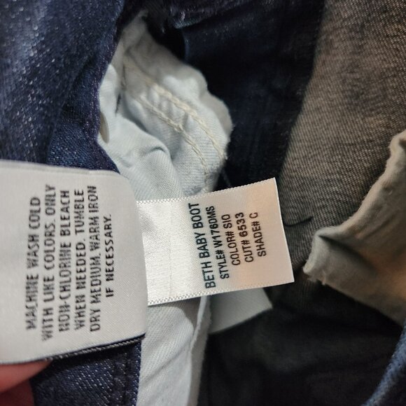 Hudson Beth Baby Boot Jeans Dark Wash Bootcut Size 28 actual 31 - Picture 8 of 14